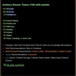 UO Outlands — Archery Dexxer Tamer Build Guide