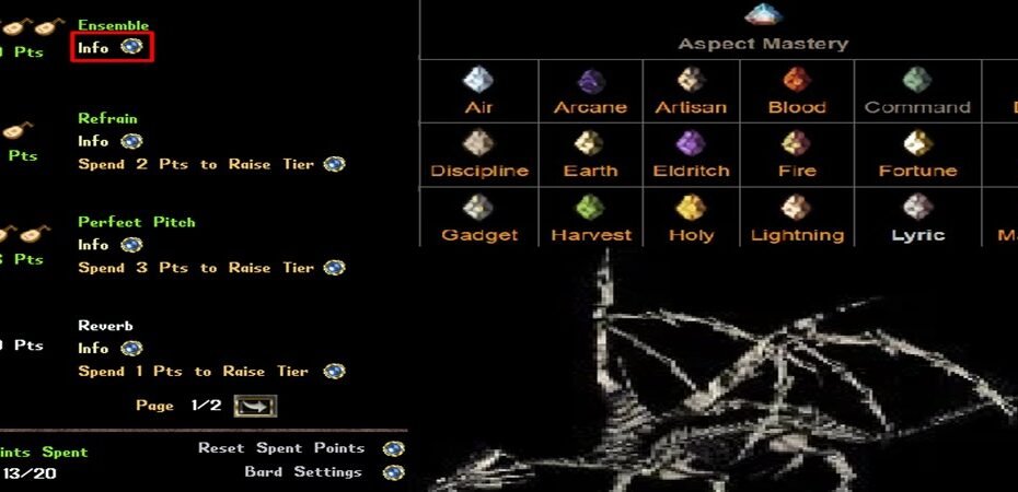 UO Outlands — Bard Tamer Build Guide