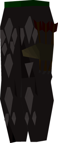Black Dragonhide Chaps